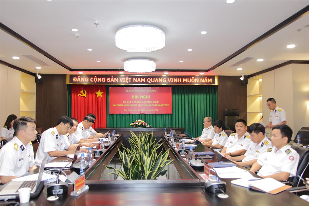 Tổ chức Hội nghị sơ kết 6 tháng đầu năm 2022 của Công ty Hoa tiêu Tân Cảng: