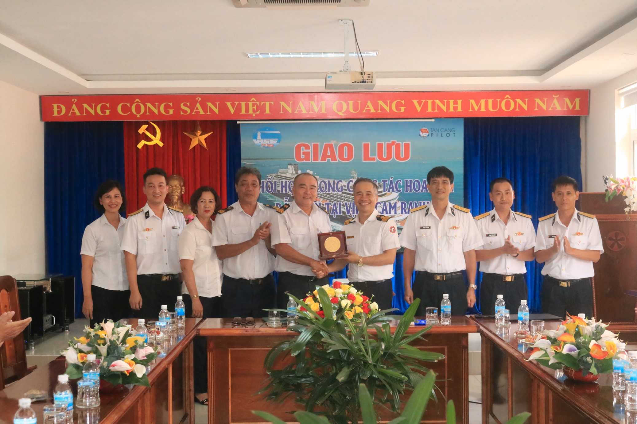 The event of exchange and collaboration on maritime pilotage between Tan Cang Pilot and Pilot VIII Co.